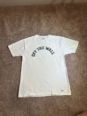 Vans White 'Off The Wall' Short Sleeve Graphic Tee